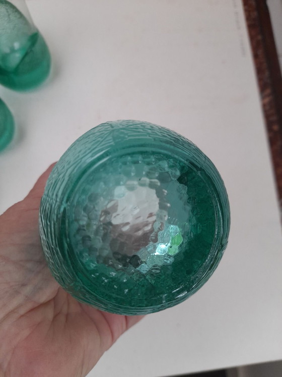 Set of Italian L.A.C.S. alexandrite glasses, Glass & Decanter, Green (photo 4 of 5)