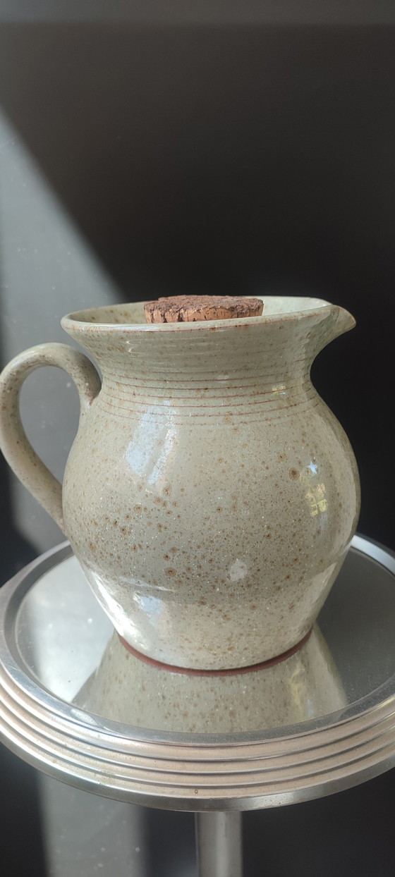 Image 1 of Handcrafted water cooler pitcher, La Draille Pottery (Anduze)