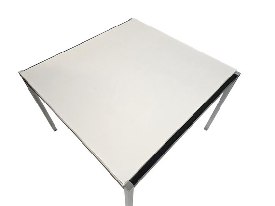 Dutch design - Gispen - Coen de Vries - Coffee table - veneer - chrome - Holland - 1967, Metal, Wood, Black (photo 8 of 9)