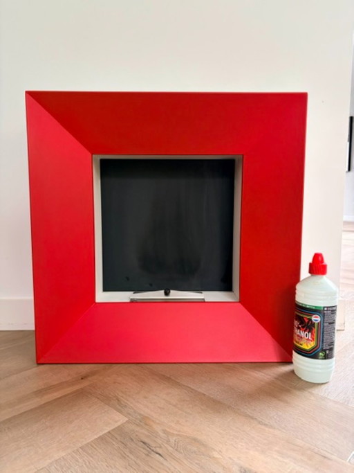 Jan des Bouvrie Safretti Carré Cheminée Design Bioéthanol