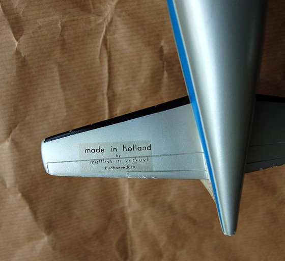 Image 1 of Fokker F27 metalen vliegtuig Air Inter Matthijs Verkuyl Agentschap/baliemodel