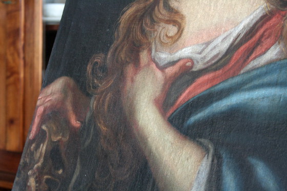 Image 1 of Maddalena penitente, fine del XVII secolo, olio su tela