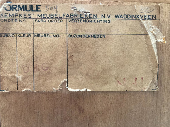 Image 1 of 2 armadi/armadietti portaoggetti vintage Kemkes in teak