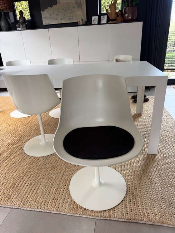 Set di 6 MDF Italia Flow chairs – Sedie da pranzo, Metallo, Plastica (photo 2 of 6)
