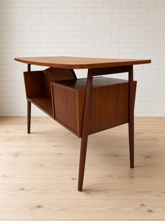 Danish Petite Desk By Gunnar Nielsen For Tibergaard Photos – tibergarrd, Wood (photo 2 of 12)