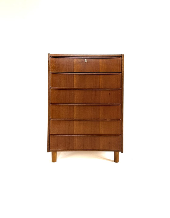 Image 1 of Cassettiera vintage danese in teak anni '60