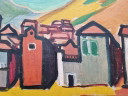 Olieverfschilderij “Küstendorf”, 1959 – Dr. Heinz Beisker (1908–1991) – Düsseldorfse School