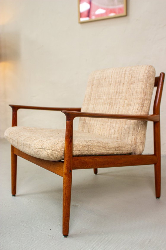 Image 1 of 2 poltrone vintage in teak Easy Chair Svend Aage Eriksen danese