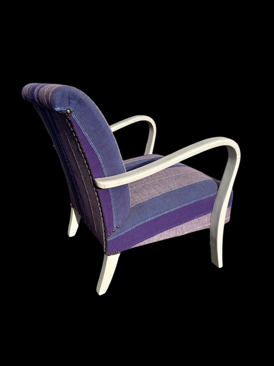 Image 1 of Pair of Art Deco Club Armchairs