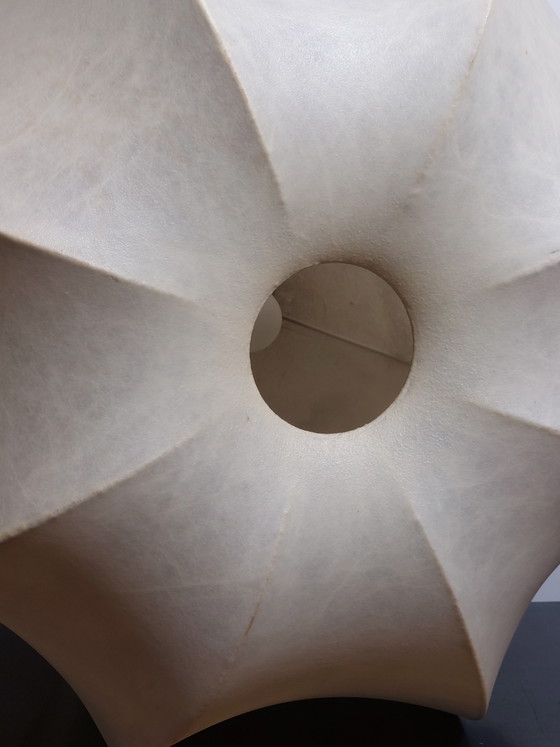 Image 1 of Very large vintage Cocoon pendant lamp by Friedel Wauer for Goldkant