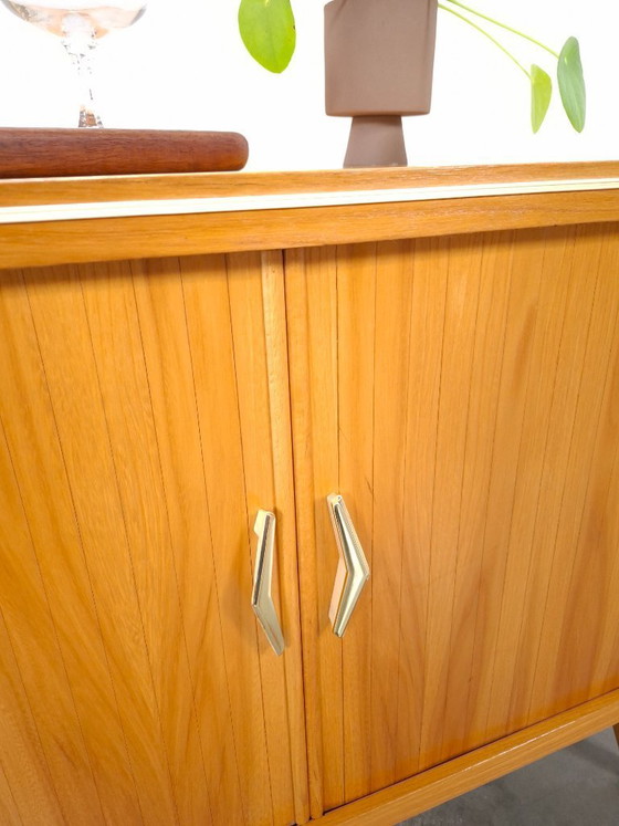 Image 1 of Mueble bar esquinero giratorio con espejo