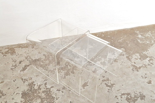 Set vintage in plexiglass Mimi, anni '70