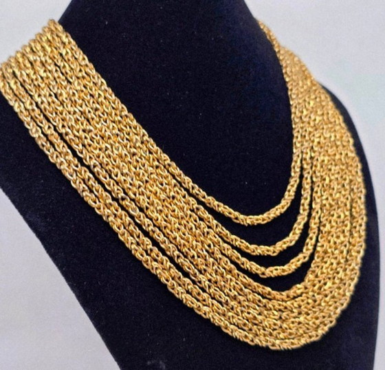 Image 1 of Vintage DIOR necklace – Christian Dior 1968 multi strand necklace