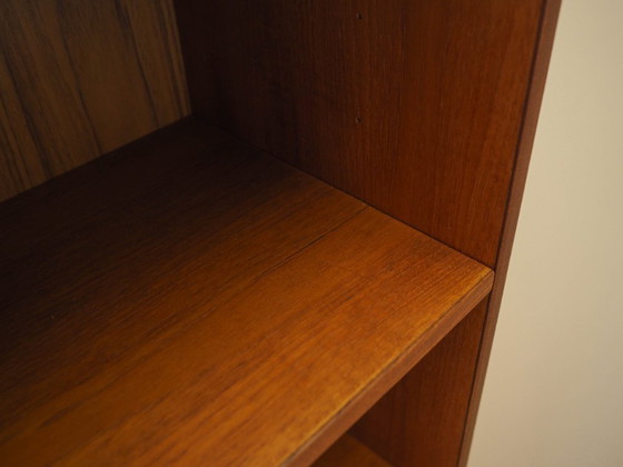 Image 1 of Librería de teca, diseño danés, década de 1970, fabricada en Dinamarca.