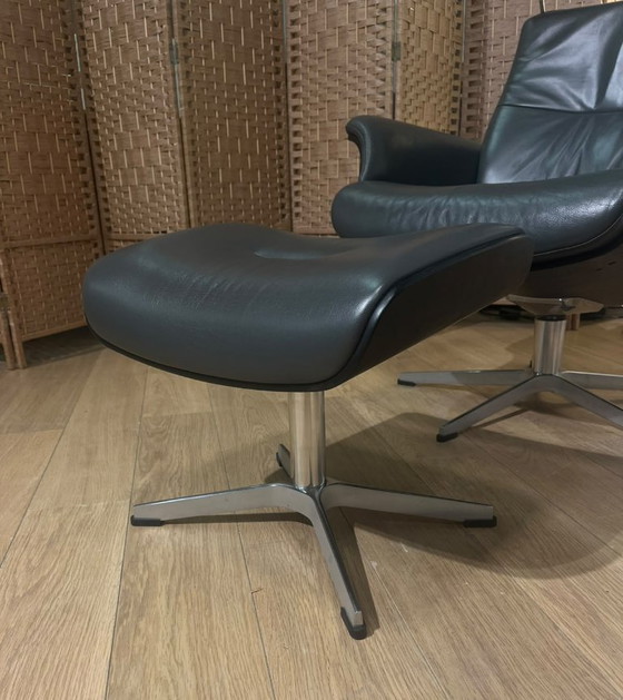Image 1 of ZGAN Conform Time Out Fauteuil Zwart Leer