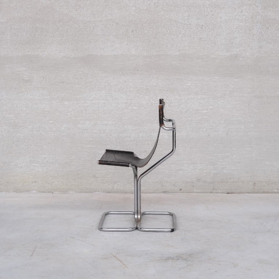 Image 1 of Mid-Century Set of 4 'Topos' Dining Chairs by Gruppo Dam for Busnelli