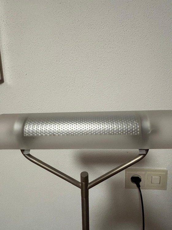 Set of 2 vintage design Floor lights (10-2003), Metal, Grey (photo 2 of 6)