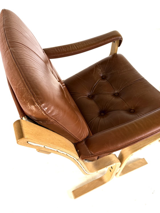 Image 1 of 2x fauteuil vintage 'Siesta', Ingmar Relling, Westnofa '70
