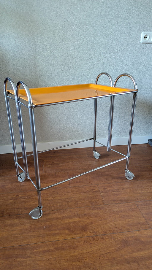 Vintage serving trolley