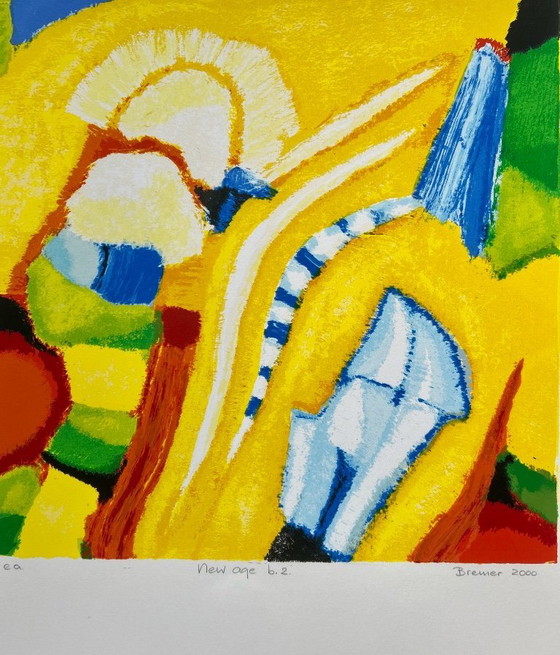 Image 1 of Serigrafía de Saskia Bremer - New Age B.2