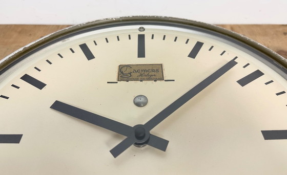 Image 1 of Vintage Dutch Wall Clock from Gaemers Horloger,  1950s