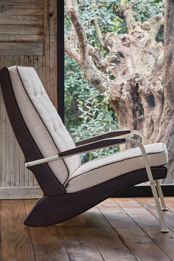 Image 1 of Vitra Armchair Kangourou – Jean Prouvé Limited Edition Crème – Sólo 100 ejemplares en todo el mundo