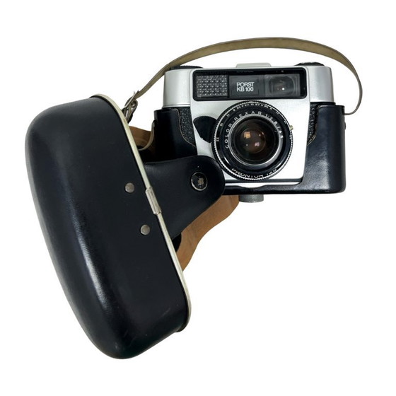 Image 1 of Iconic vintage camera Porst KB 100 + case | West Germany retro design
