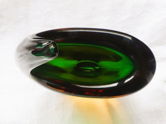 Image 1 of Seltene Murano Vase Sommerso 27 cm Flavio Poli zugeschrieben UK4 Aeb