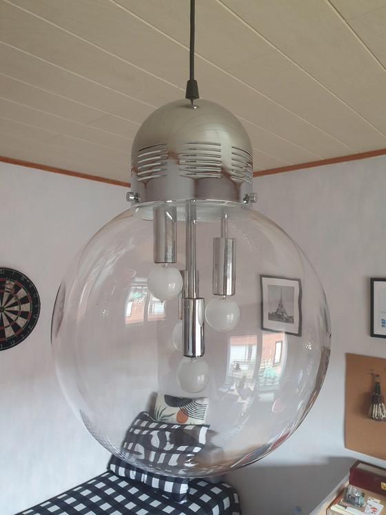 Image 1 of A Large Vintage Space Age Pendant Lamp