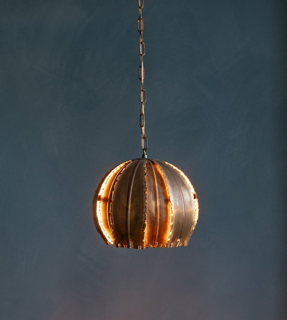 Image 1 of Lampe à Suspension danoise "Poppy" par Svend Aage Holm Sørensen