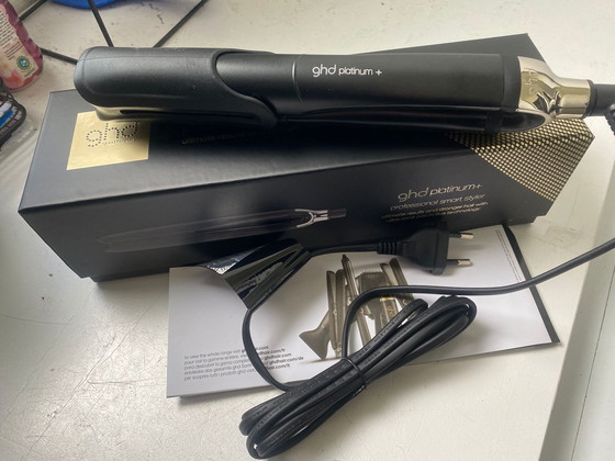 Image 1 of Authentic GHD Platinum+ Smart Styler Black Professional Hair Straightener