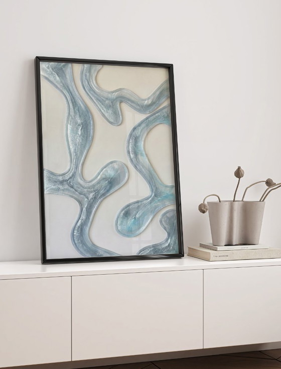 Image 1 of Acrylic Glass Artwork - 180x120 cm - Frozen Pearl Ice (Ori, 1983)