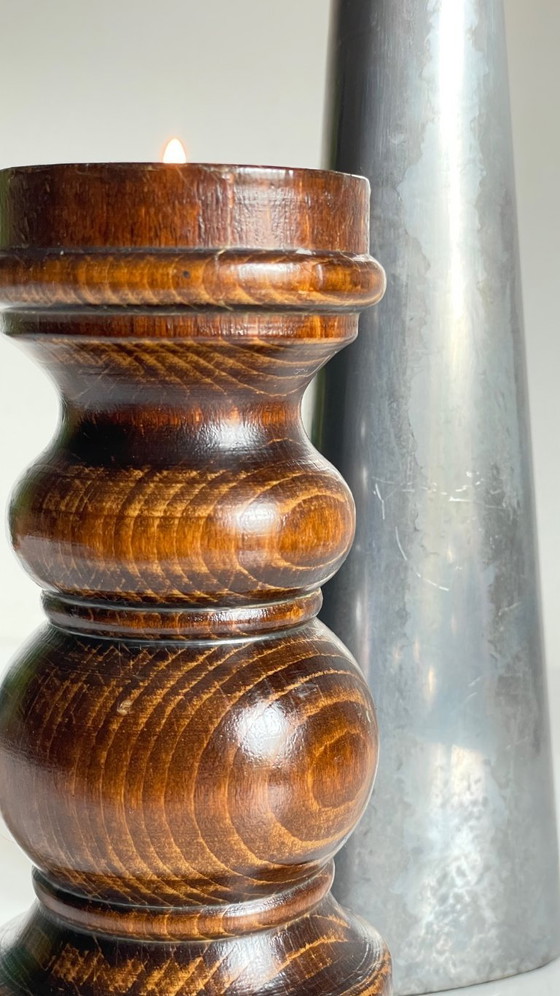 Image 1 of BOUGEOIRS Bois et Métal Ikea VINTAGE