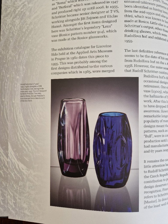 Image 1 of Sklo - Vaso a forma di lente o proiettile di grandi dimensioni di Rudolf Schrötter