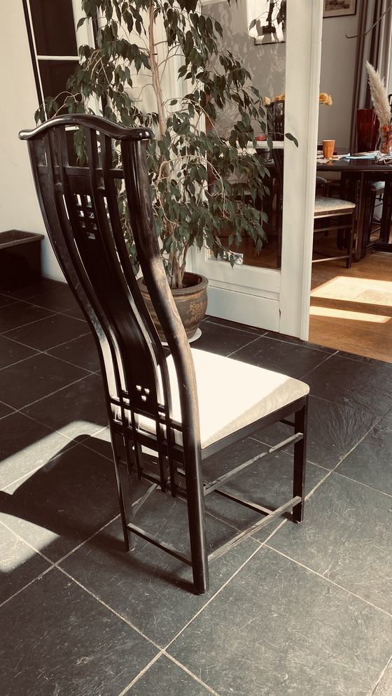 Image 1 of Giorgetti tafel met 4 stoelen