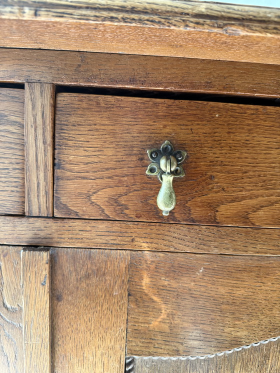 Image 1 of Antique low sideboard wall cabinet
