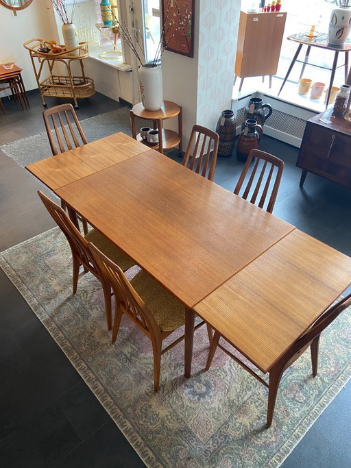 Vintage Deense eettafel van Erik Buch