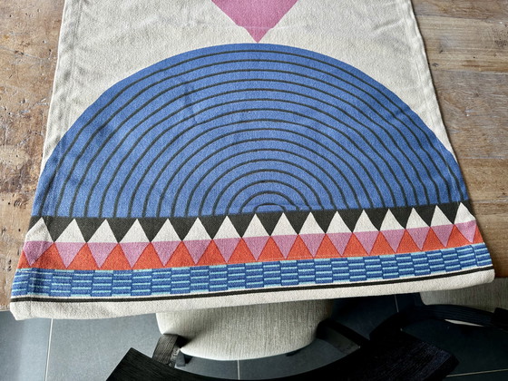 Image 1 of Designer design XL wall tapestry wall deco in pastel colors