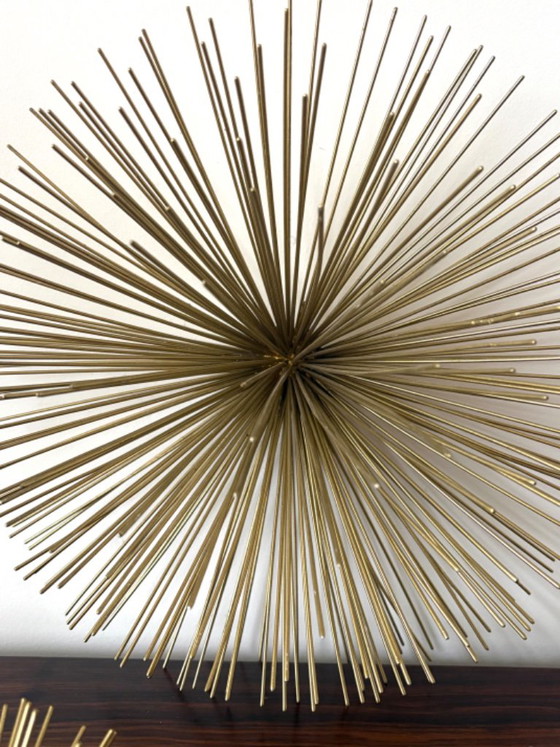 Decorative ornaments with spikes in mid-century style – Decorative Objects, Metal (photo 4 of 8)