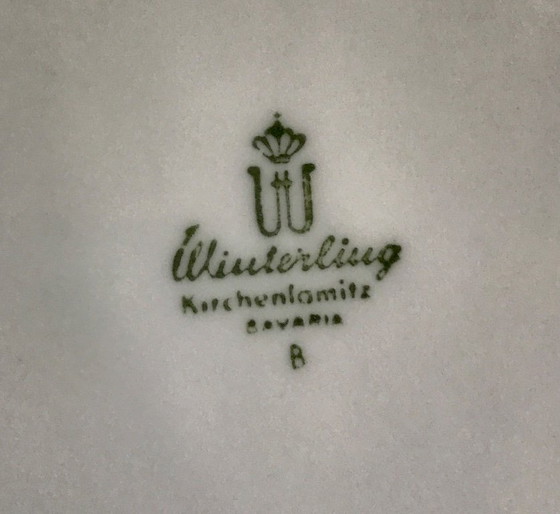 Image 1 of Plat vintage porcelaine Allemande