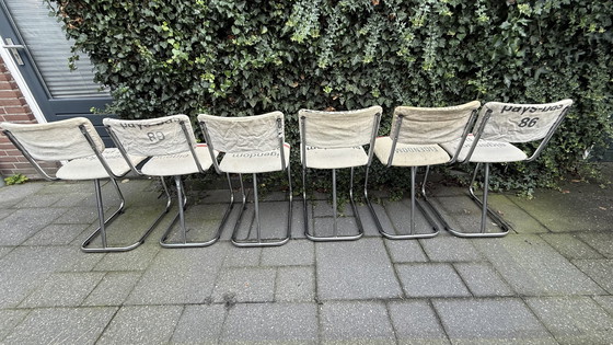 Image 1 of 6 sedie Gispen modello 107