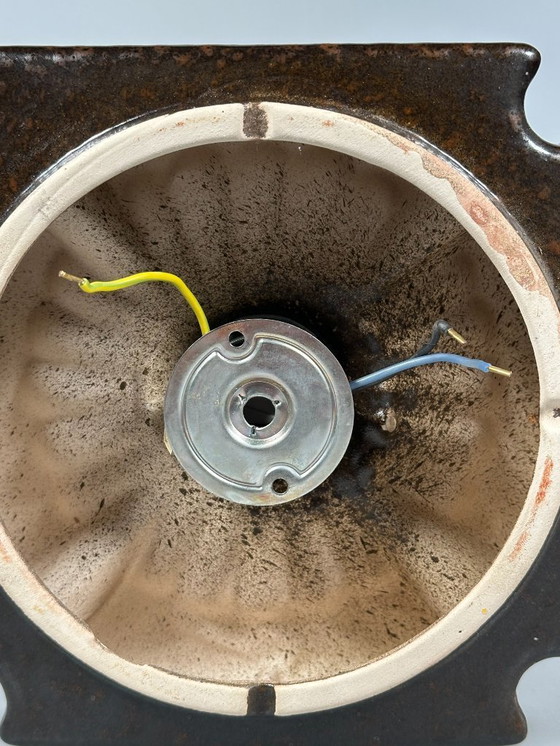 Image 1 of Wandlamp uit de jaren 60 en 70, keramiek, wandlamp uit het midden van de vorige eeuw, ruimtetijdperkontwerp