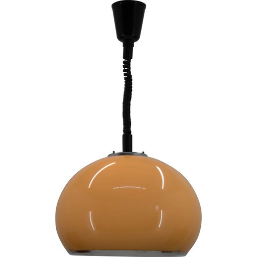 Lámpara colgante vintage de plástico de Harvey Guzzini para Meblo, Italia, 1970