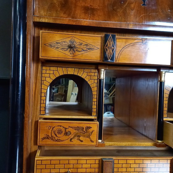 Image 1 of Französischer antiker Empire-Kabinettssekretär, 19. Jahrhundert