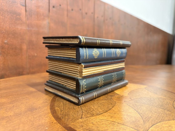 Classic English Wooden Storage Book – Decorative Objects, Metal (photo 3 of 5)