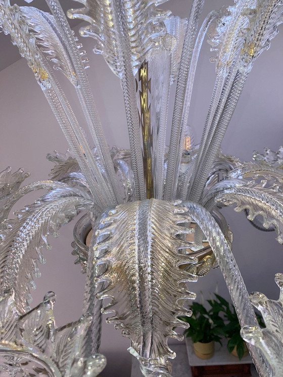 Image 1 of Venezianische Muranoglas-Kronleuchter mit 12 Lichtern