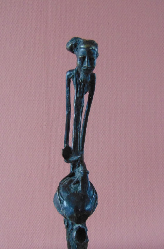 Image 1 of Statua di bronzo africana
