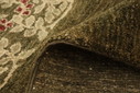 Olive Green Hand-Knotted Peshawar Ziegler Rug