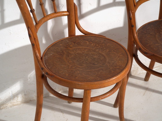 Antique set of 2 bentwood chairs – Central Europe, circa 1900 – Dining chairs, Metal (photo 19 of 40)