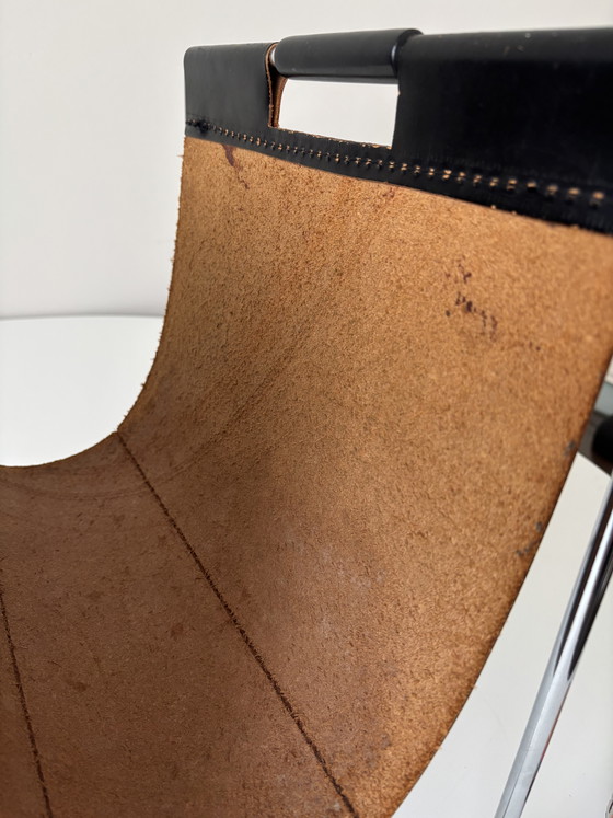 Image 1 of Porte-revues en cuir Dadime/Brabantia 1970